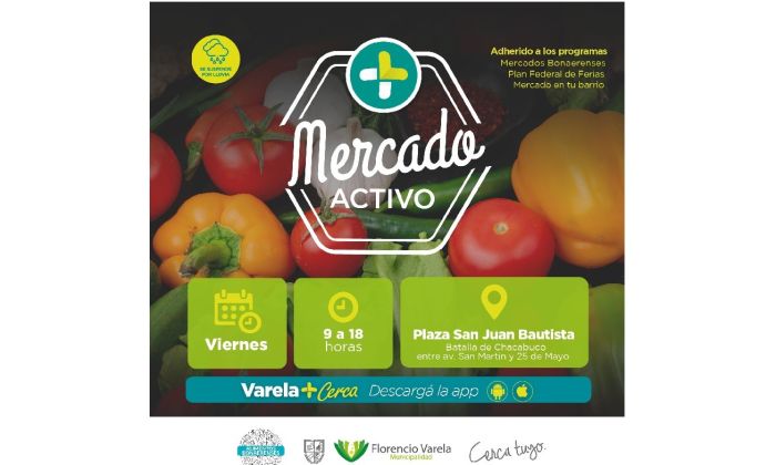 Florencio Varela - Mercado Activo en la Plaza San Juan Bautista